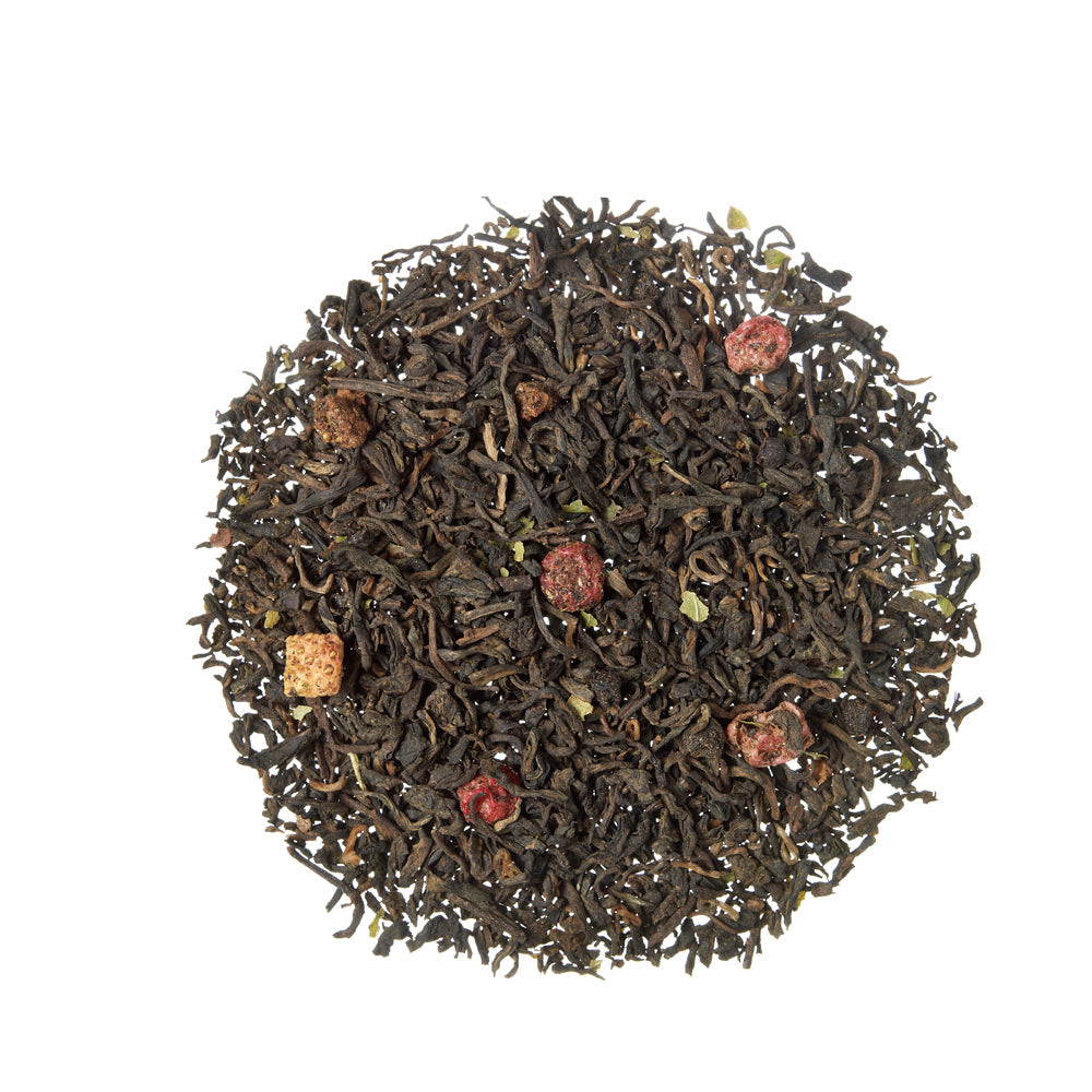 Pu-erh čaj s lesným ovocím. 100 g